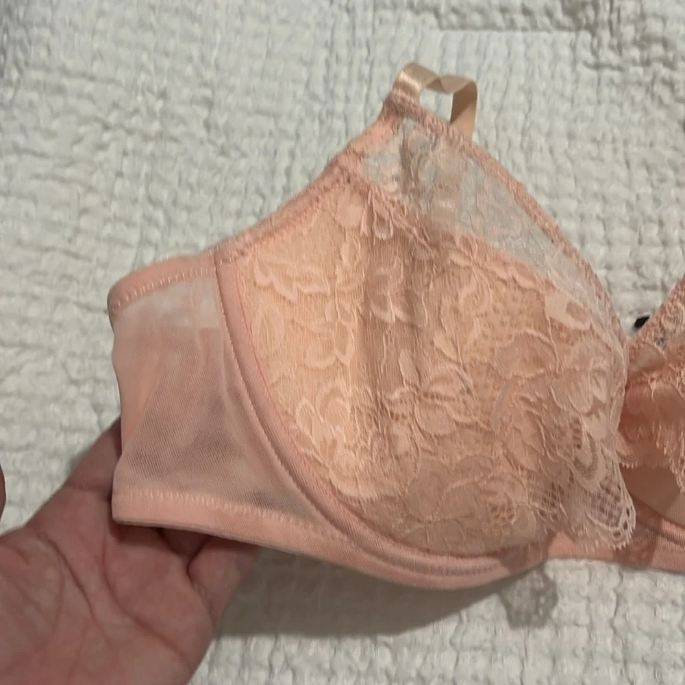 New Adore Me 38D Pink Lace Bra NWT
